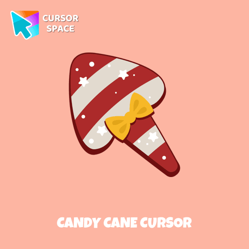 Candy Cane cursor arrow cursor